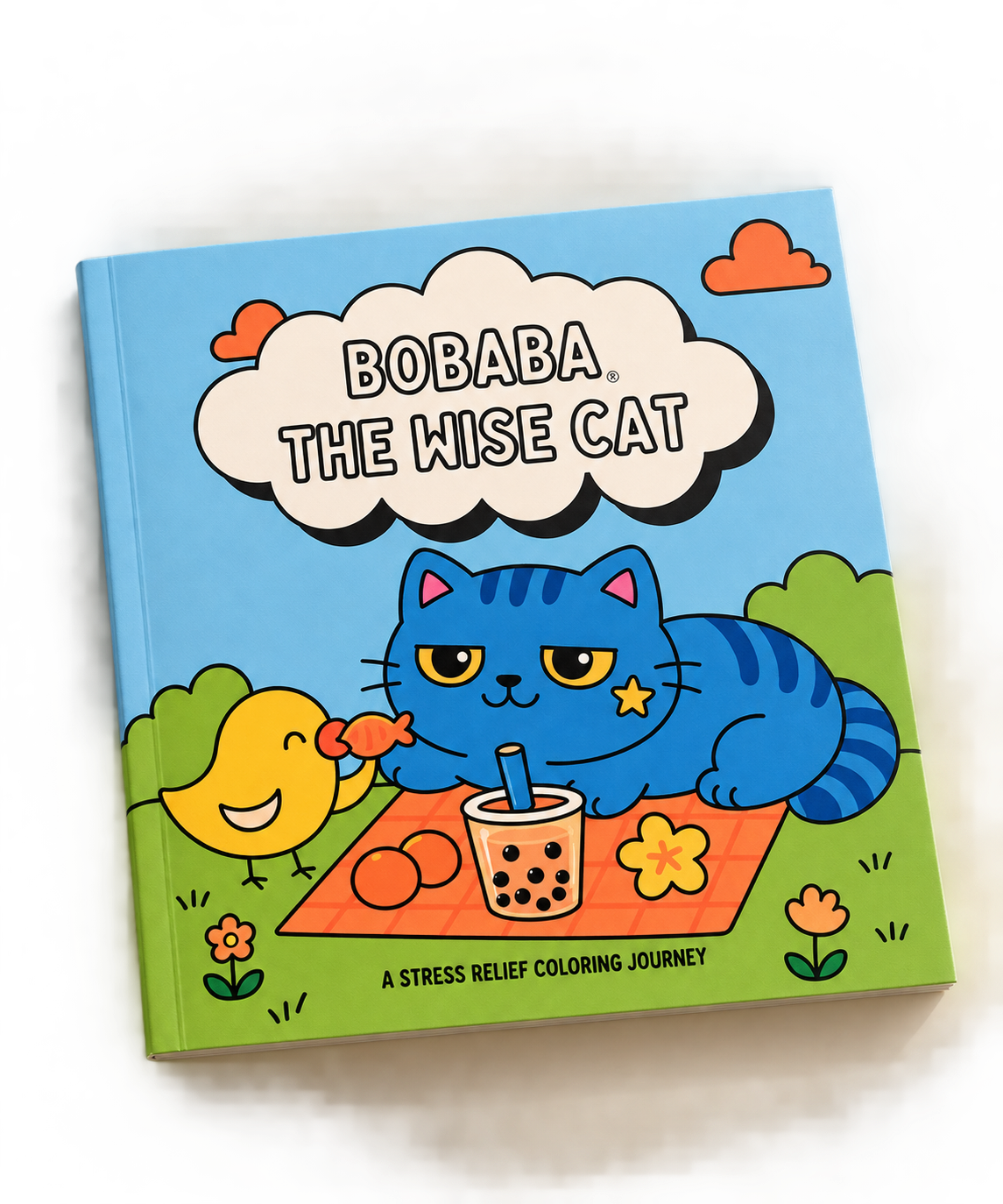 Bobaba the Wise Cat coloring book